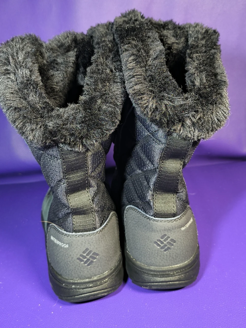 Columbia Ice Maiden II Women's Waterproof Snow Boot, Black, Size 7.5 Wide NEW